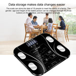 Bilancia pesapersone elettronica intelligente con display LCD, bilancia pesapersone digitale, Bathroom Scale