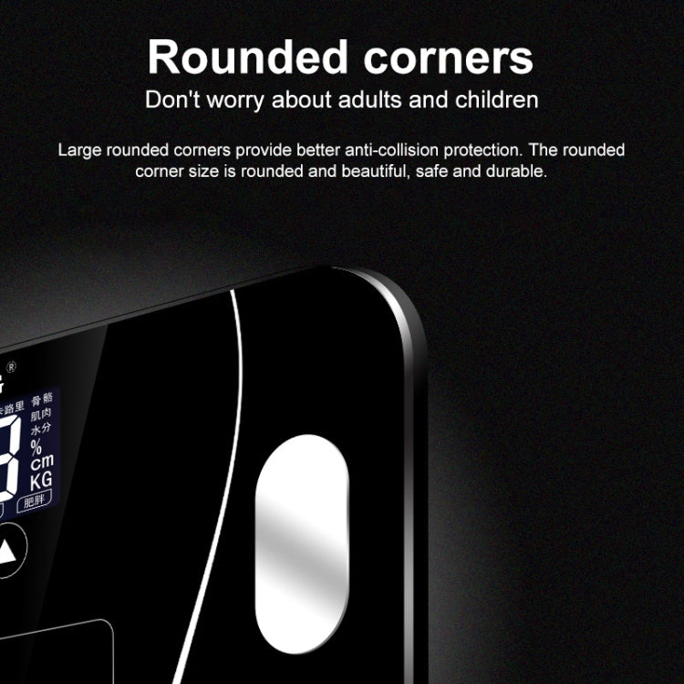 Bilancia pesapersone elettronica intelligente con display LCD, bilancia pesapersone digitale, Bathroom Scale