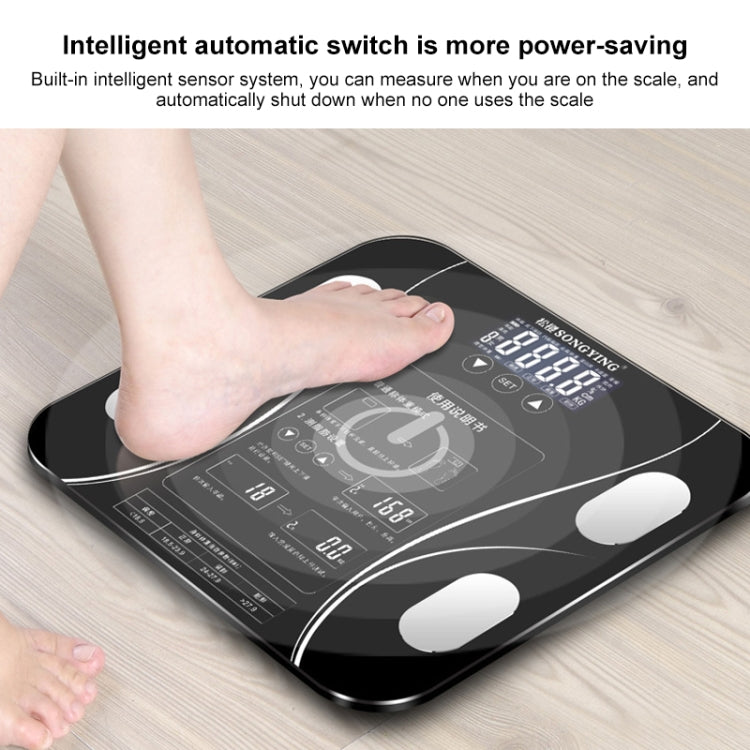 Bilancia pesapersone elettronica intelligente con display LCD, bilancia pesapersone digitale, Bathroom Scale