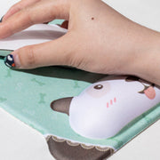 Tappetino per mouse con cinturino in silicone per cartoni animati