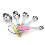 Set di cucchiai dosatori in acciaio inossidabile, cucchiaino da caffè, gadget da cucina, Measuring Cup 5 in 1, Measuring Spoon 5 in 1, 5 in 1 Measuring Cup(Color), 5 in 1 Measuring Spoon(Color)