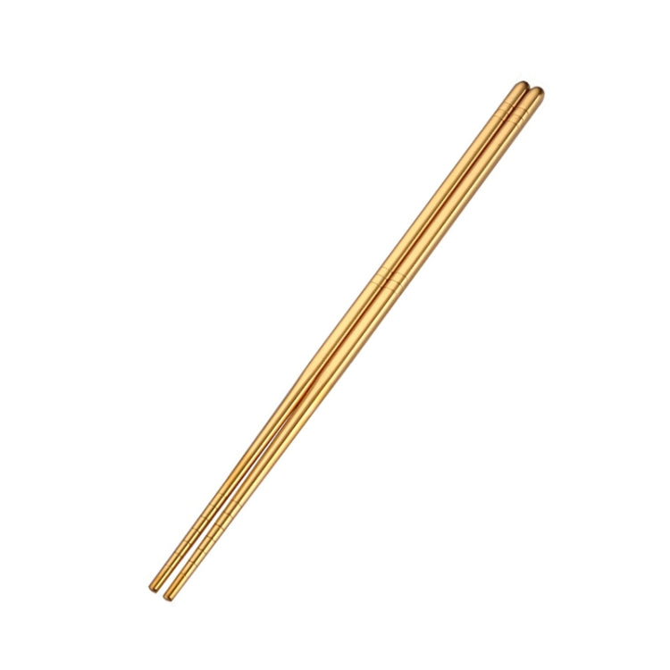 1 paio di stoviglie in acciaio inossidabile colorate, riutilizzabili, con bacchette di metallo, lunghezza: 23 cm