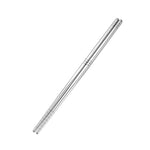 1 paio di stoviglie in acciaio inossidabile colorate, riutilizzabili, con bacchette di metallo, lunghezza: 23 cm