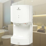 Asciugamani MODUN ad induzione completamente automatico ad alta velocità Intelligence Asciugamani caldo e freddo per WC, MODUN Hand Dryer