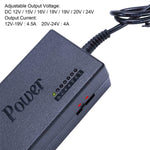 Adattatore universale per caricabatterie per laptop da 110-220 V CA a CC 12 V/15 V/16 V/18 V/19 V/20 V/24 V