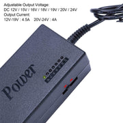 Adattatore universale per caricabatterie per laptop da 110-220 V CA a CC 12 V/15 V/16 V/18 V/19 V/20 V/24 V