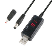 Cavo USB Boost 5V Step Up fino a 9V Convertitore di tensione regolabile 12V Trasformatore di volt Step-up 1A Regolatore di potenza CC con interruttore, 5V Step Up to 9V 12V