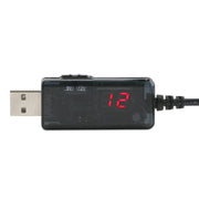 Cavo USB Boost 5V Step Up fino a 9V Convertitore di tensione regolabile 12V Trasformatore di volt Step-up 1A Regolatore di potenza CC con interruttore, 5V Step Up to 9V 12V
