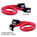 Staffa adattatore metallo per SSD/HDD 2,5" a 3,5" con cavi SATA