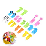 5 set 10 in 1 creativo cartone animato animale plastica bambini frutta forchetta Bento decorazione stuzzicadenti