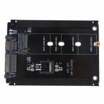 Custodia in metallo CYB+M Socket 2 M.2 NGFF (SATA) SSD a 2.5 SATA Adattatore per disco rigido a stato solido SSD M2 NGFF da 2230/2242/2260/2280mm