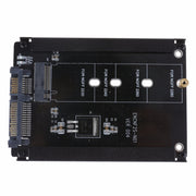 Custodia in metallo CYB+M Socket 2 M.2 NGFF (SATA) SSD a 2.5 SATA Adattatore per disco rigido a stato solido SSD M2 NGFF da 2230/2242/2260/2280mm