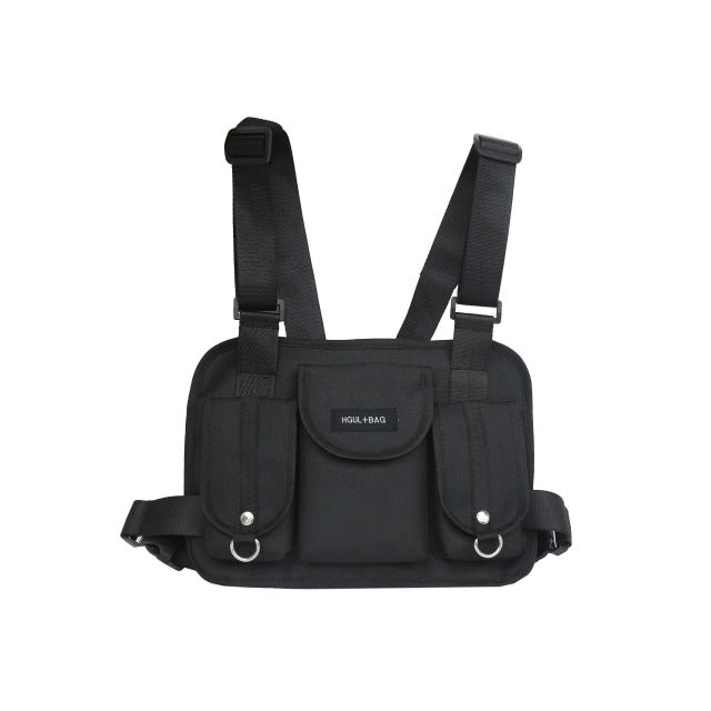 Zaino sportivo casual unisex in nylon 30x5x25 cm