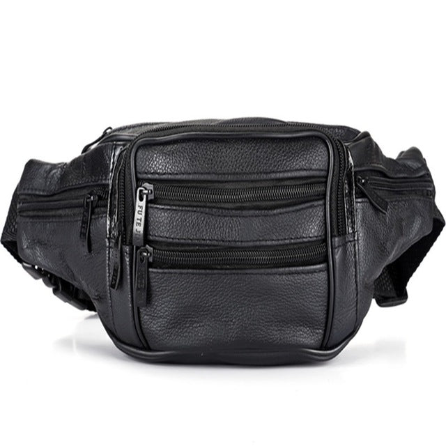 Borsa per cellulare per organizer da viaggio in vera pelle da uomo alla moda