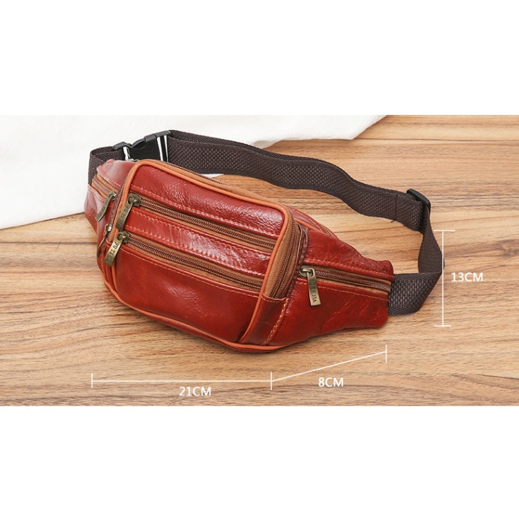 Borsa per cellulare per organizer da viaggio in vera pelle da uomo alla moda