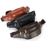 Borsa per cellulare per organizer da viaggio in vera pelle da uomo alla moda