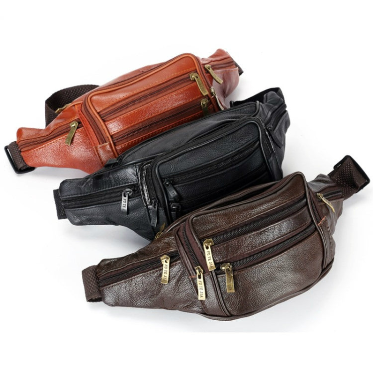 Borsa per cellulare per organizer da viaggio in vera pelle da uomo alla moda