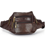 Borsa per cellulare per organizer da viaggio in vera pelle da uomo alla moda