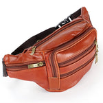 Borsa per cellulare per organizer da viaggio in vera pelle da uomo alla moda