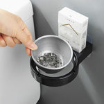 Posacenere diviso a parete per bagno domestico con personalità creativa