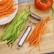 Grattugia a doppia pialla per pelare verdure multifunzione in acciaio inox, 2 PCS Double Planing Grater