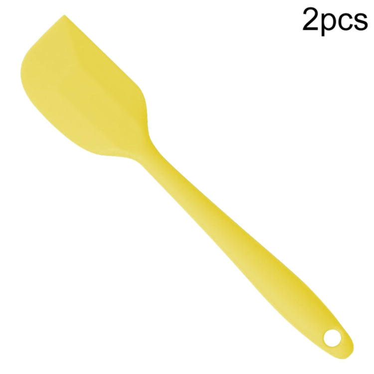 2 pezzi spatola per torta in silicone da cucina, spatola per raschietto per miscelazione, spazzolini per burro, utensili da cucina, Red, Yellow, Green, Blue, Purple, Pink, Orange