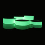Nastro riflettente adesivo autoadesivo Nastro luminoso rimovibile Nastro di avvertimento fluorescente luminoso e scuro, 2cm  x 3m