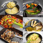 Filtri per pala di scarico in plastica Pala per perdite d'acqua Cucina Cottura Pala per ghiaccio Colino