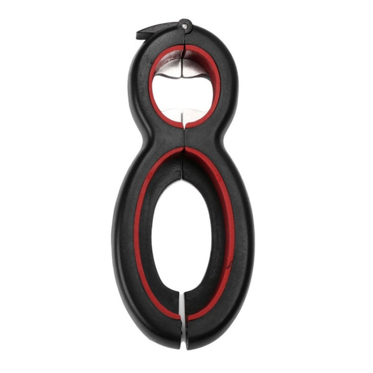 2 pezzi 6 in 1 apribottiglie multifunzione twist tutto in uno pinza per barattolo vino birra coperchio twist off apri barattolo artiglio, Bottle Opener