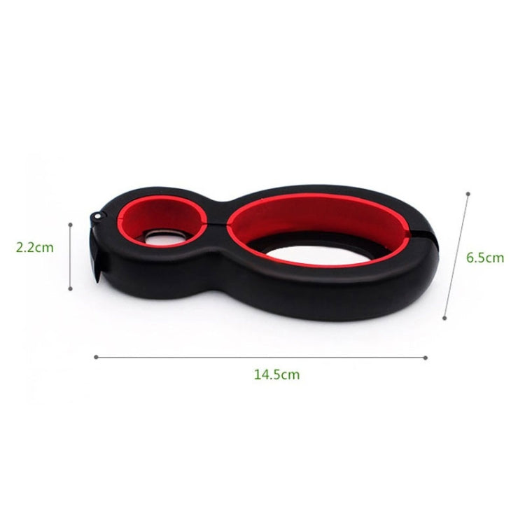 2 pezzi 6 in 1 apribottiglie multifunzione twist tutto in uno pinza per barattolo vino birra coperchio twist off apri barattolo artiglio, Bottle Opener
