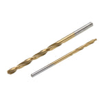 50 pezzi/set punte da trapano rivestite in titanio, set di punte da trapano in acciaio ad alta velocità, utensili per perforazione elettrica, 50 PCS/Set Drill Bits