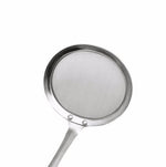 2 pezzi da cucina in acciaio inox, schiumarola, residui vegetali, olio, rete, colino, filtro, dimensioni: 19x7,3x6,2 cm, 19x7.3x6.2cm