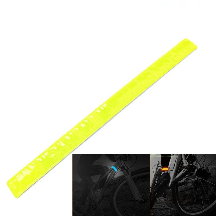 4 pezzi di cinturino per bicicletta, fascia per braccio, gamba, pantaloni, cinturino riflettente, riflettore di sicurezza