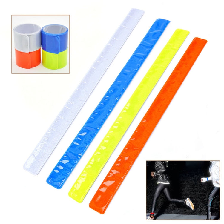 4 pezzi di cinturino per bicicletta, fascia per braccio, gamba, pantaloni, cinturino riflettente, riflettore di sicurezza