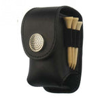 Marsupio portatile con porta pallina da golf Borsa da golf in pelle per borsa da golf Accessorio sportivo, Golf Ball Holder Black, Golf Ball Holder Brown