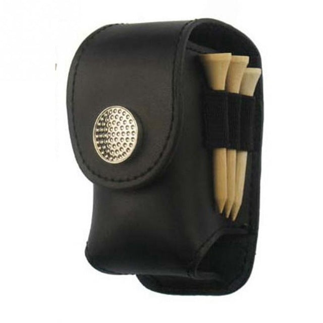Marsupio portatile con porta pallina da golf Borsa da golf in pelle per borsa da golf Accessorio sportivo, Golf Ball Holder Black, Golf Ball Holder Brown