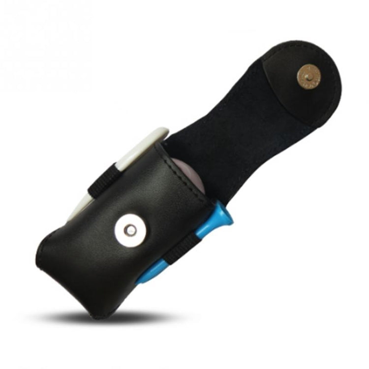 Marsupio portatile con porta pallina da golf Borsa da golf in pelle per borsa da golf Accessorio sportivo, Golf Ball Holder Black, Golf Ball Holder Brown