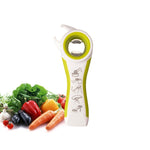 Attrezzo da cucina apribottiglie in plastica multifunzionale 5 in 1
