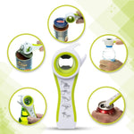 Attrezzo da cucina apribottiglie in plastica multifunzionale 5 in 1