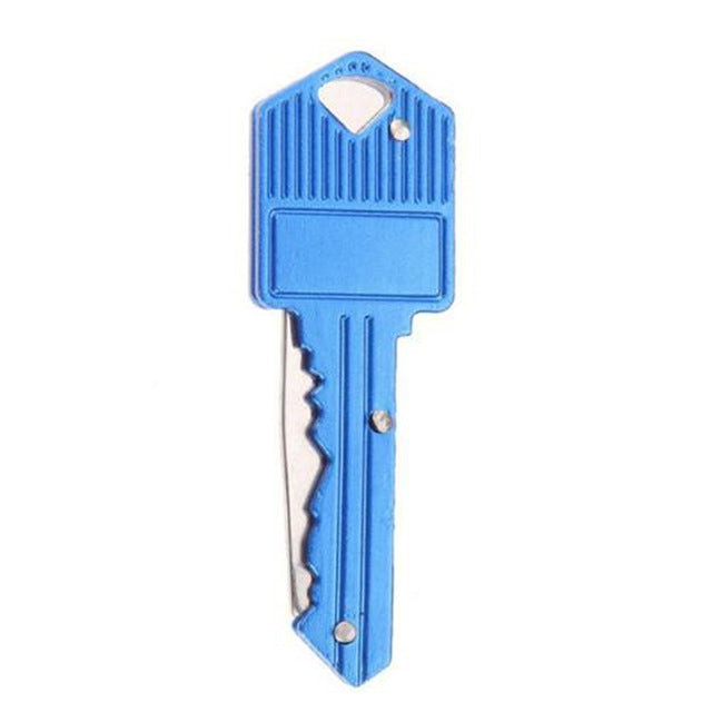 Coltello pieghevole portachiavi lama acciaio inox 5 cm