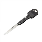 Coltello pieghevole portatile portachiavi Pelapatate Mini coltello da autodifesa a forma di chiave da campeggio