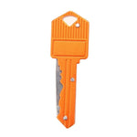 Coltello pieghevole portatile portachiavi Pelapatate Mini coltello da autodifesa a forma di chiave da campeggio