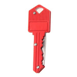 Coltello pieghevole portatile portachiavi Pelapatate Mini coltello da autodifesa a forma di chiave da campeggio