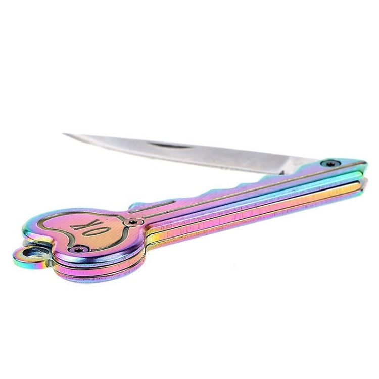 Mini portachiavi coltello tattico da campeggio portachiavi esterno portachiavi pieghevole autodifesa sicurezza multi strumento