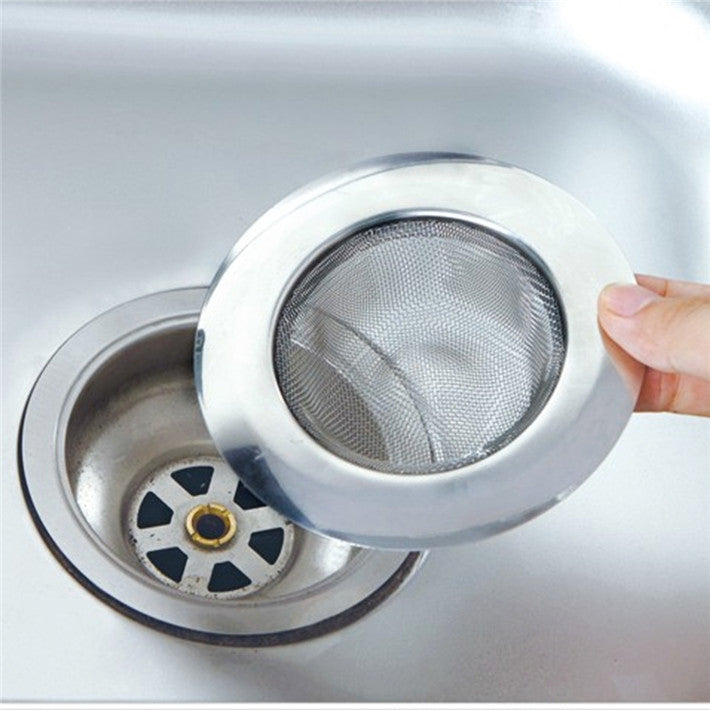 Filtro raccogli capelli in acciaio inox per vasca e lavandino