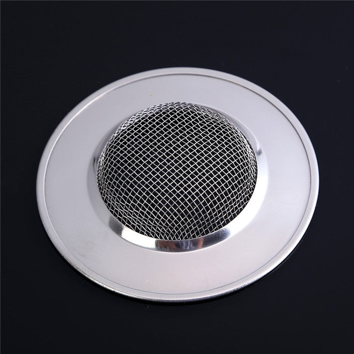 2 pezzi in acciaio inox per vasca da bagno, raccogli capelli, tappo per doccia, foro di scarico, filtro per lavandino in metallo