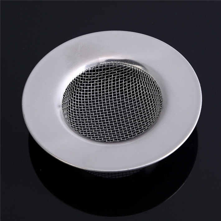 2 pezzi in acciaio inox per vasca da bagno, raccogli capelli, tappo per doccia, foro di scarico, filtro per lavandino in metallo