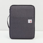 Borse portadocumenti A4 multifunzionali Borsa portaoggetti portatile in tessuto Oxford impermeabile per notebook, dimensioni: 33 cm * 24 * 3,5 cm