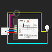strumento per elettricisti misuratore di tensione e corrente multifunzione con display digitale CA peacefair PZEM-011, Host + Closed CT, Host + Opening CT