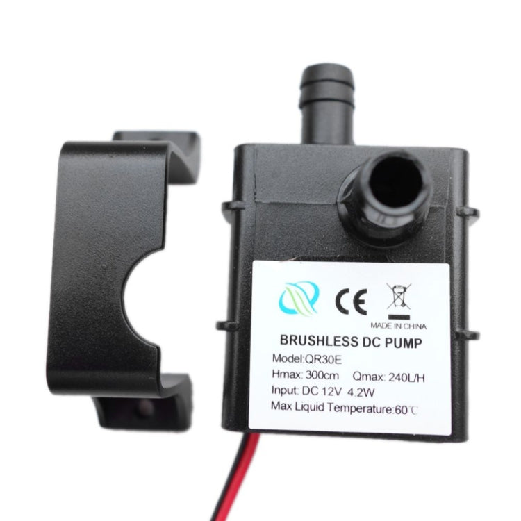 Mini pompa ad acqua sommergibile impermeabile senza spazzole con portata ultra silenziosa da 240 l/h, Mini Submersible Water Pump